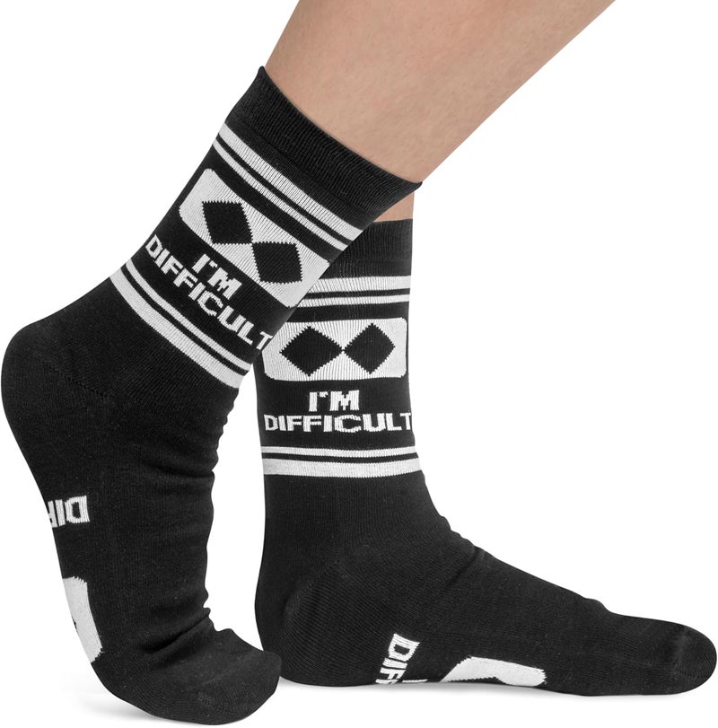 Lavley Ski Socks - Funny socks for skiers and snowboarders - Unisex novelty gift - Great for birthdays or holidays - Image 1